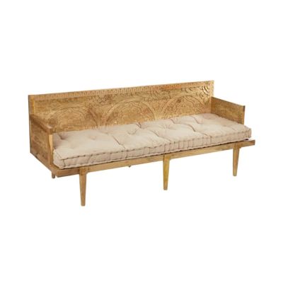 Niara Carved Timber Day Bed