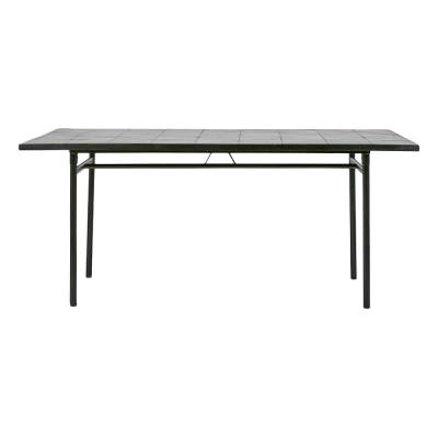 Sheffield Ceramic Tiled Iron Outdoor Dining Table, 180cm