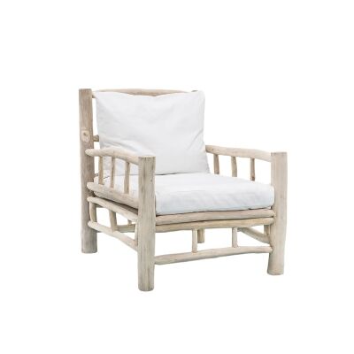 Bermuda Timber Armchair with Cushion