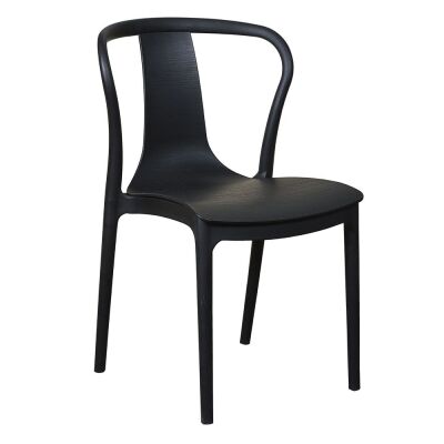 Conrad Indoor / Outdoor Dining Chair, Black