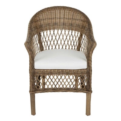 Marco Synthetic Wicker Armchair, Natural
