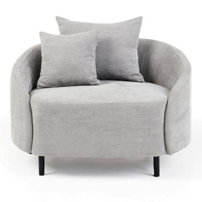 Freya Fabric Sofa Chair, Ash Grey