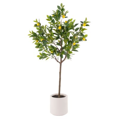 Rogue Artificial Lemon Tree in Ceramic Pot, 160cm