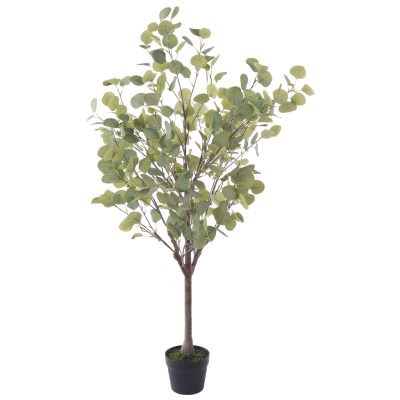 Rogue Potted Artificial Eucalyptus Tree, 130cm