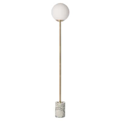 Amalfi Amani Glass & Marble Floor Lamp