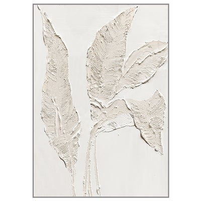 "Whispering Leaves" Framed Canvas Wall Art Paining, Type B, 103cm