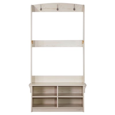 Kinman Wooden Hallway Stand, Antique White