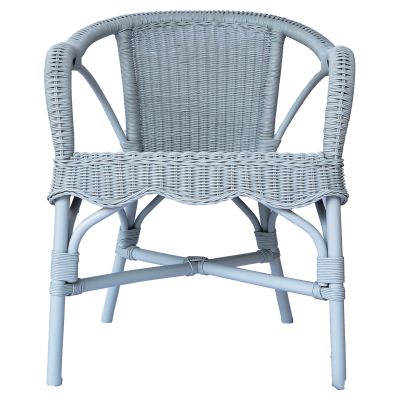 Sereia Rattan Armchair, Ocean Blue
