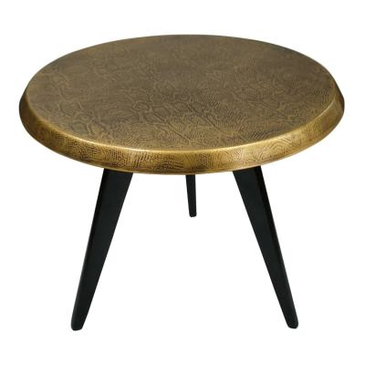 Bexi Brass Round Coffee Table, 60cm