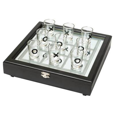 Karson Delux Tic Tac Toe Boxed Shots Game Set