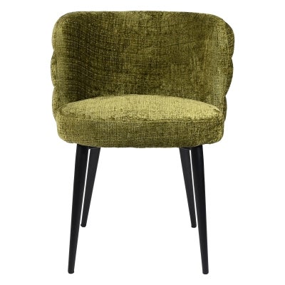 Freya Fabric Dining Chair, Moss