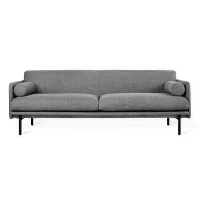 Foundry Fabric Sofa, 3 Seater, Andorra Pewter