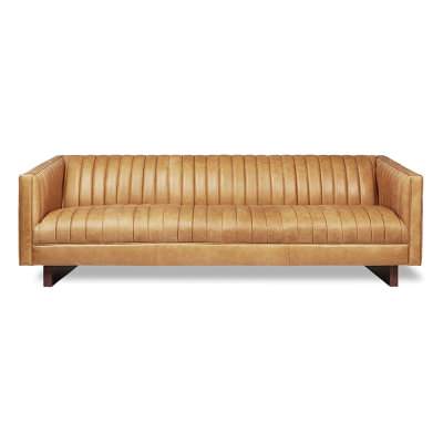 Wallace Leather Sofa, 3 Seater, Canyon Whiskey