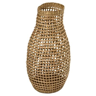 Sanur Seagrass Basket Vase, Medium