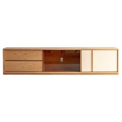 Muko American Cherrywood Modular 2 Door 2 Drawer TV Unit, 180cm