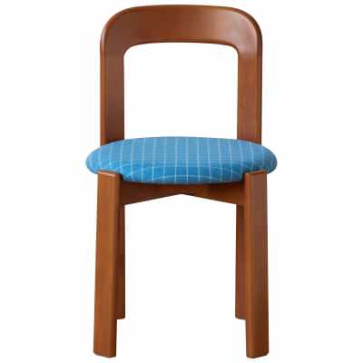 Memphis European Beech Timber Dining Chair with Fabric Seat