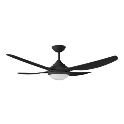 Ventair Harmony II Indoor / Outdoor Ceiling Fan with LED Light, 122cm/48", Black