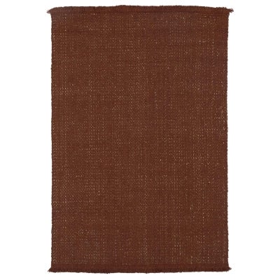 Herringbone Ai Hand Knotted Wool Rug, 365x457cm, Rust