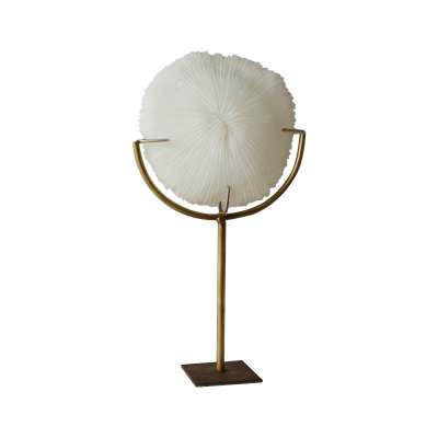Bloom Faux Coral Sculpture on Stand, Medium