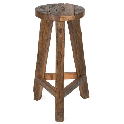 Aligarh Recycled Timber Bar Stool