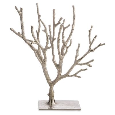 Tallula Aluminium Jewellery Tree, Large, Silver