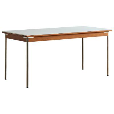 Eiros Boxwood & Stainless Steel Dining Table with Sintered Stone Top, 120cm