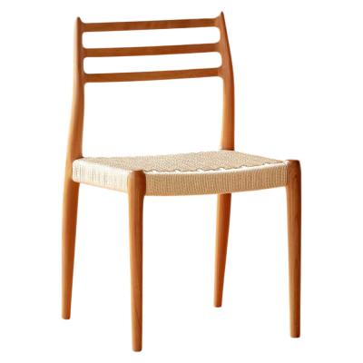 Akio American Cherrywood & Woven Cord Dining Chair