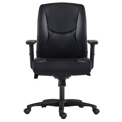 Hilton PU Leather Executive Office Chair, Low Back