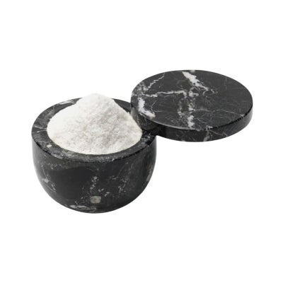 Maeve Marble Magnet Salt Cellar, Black