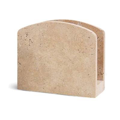 Orvieto Travertine Napkin Holder