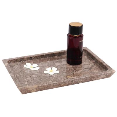 Marcellus Marble Rectangular Tray, Grey