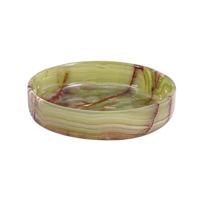 Marcellus Marble Serving Bowl, Green