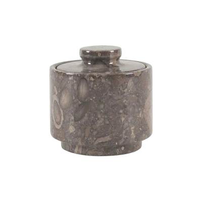 Marston Marble Salt Cellar, Grey