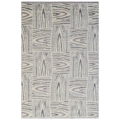Laxmi Hand Knotted Fine Wool Rug, 160x230cm, Ivory
