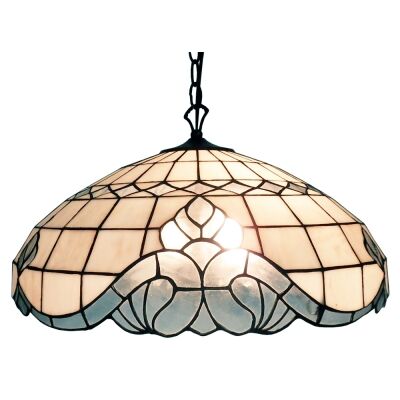Vienna Tiffany Style Stained Glass Hanging Lamp