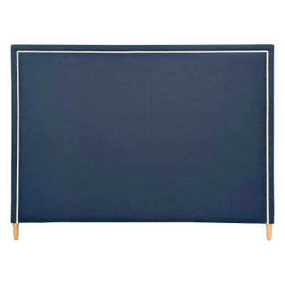 Lawson Fabric Bed Headboard, Square Corner, King, Navy
