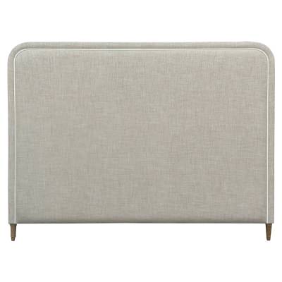 Lawson Fabric Bed Headboard, Rounded Corner, King, Oatmeal