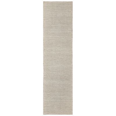 Harlow Cove Hand Loomed Wool & Jute Runner Rug, 400x80cm, Cream