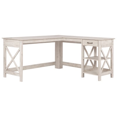 Joanna Wooden L-Shape Corner Desk, 150cm