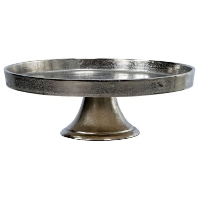 Luccian Metal Round Cake Stand, Small