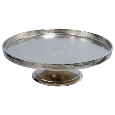 Luccian Metal Round Cake Stand, Large