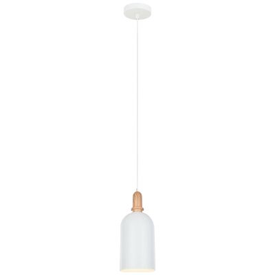 Horten Iron Pendant Light, Matt White