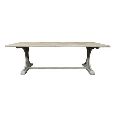 Ladaux Reclaimed Elm Timber Dining Table, 200cm