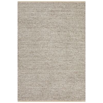 Harvest Handwoven Wool Rug, 155x225cm, Natural