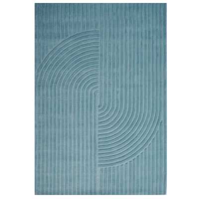 Mavis No.6363 Handwoven Wool Rug, 280x190cm, Cashmere Blue
