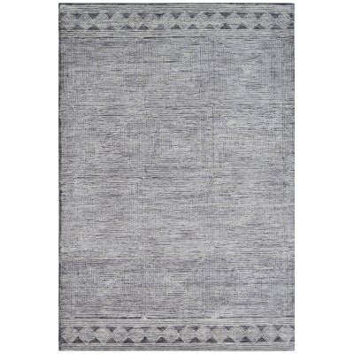 Maya No.6261 Hand Tufted Designer Wool Rug, 160x230cm, Grey
