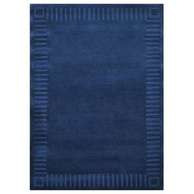 Unique Hand Tufted Wool Rug, 110x160cm, Indigo