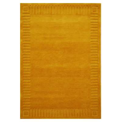 Unique Hand Tufted Wool Rug, 190x280cm, Lemon Chrome