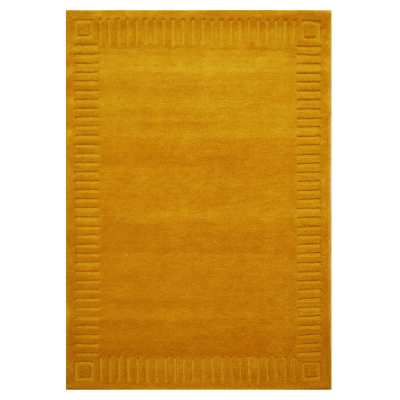 Unique Hand Tufted Wool Rug, 160x230cm, Lemon Chrome