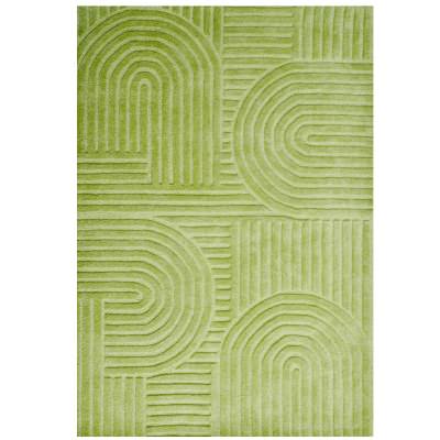 Unity No.6230 Handwoven Wool Rug, 160x110cm, Pista Green